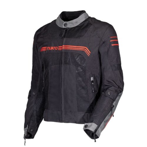 Nukrowear Guardio Kırmızı Erkek 3 Mevsim Motosiklet Ceketi