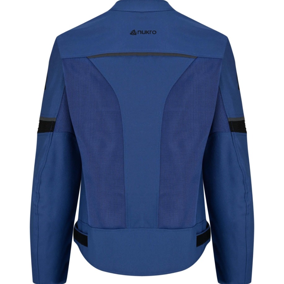Nukrowear Sprint Mavi Yazlık Fileli Erkek Motosiklet Montu (S, M, L, XL, 2XL, 3XL, 4XL, 5XL, 6XL) - Görsel 3