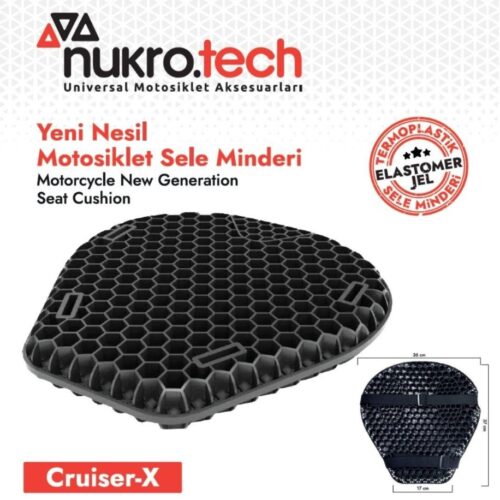 Cruiser-X Yeni Nesil Motosiklet Sele Minderi