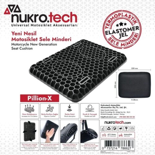 Pillion-X Yeni Nesil Motosiklet Sele Minderi