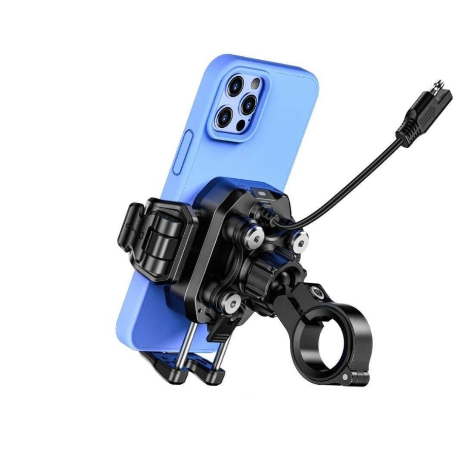 M33 PLUS Titreşim Modüllü Telefon Tutucu (Kablosuz ve TYPE-C Şarjlı ) - Görsel 2